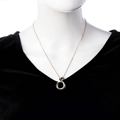 Cartier 18K Pink Yellow White Gold Diamond Trinity Lariat Necklace 2 of 7