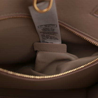 Burberry Grained Calfskin Small Frances Tote Oat Beige 7 of 10