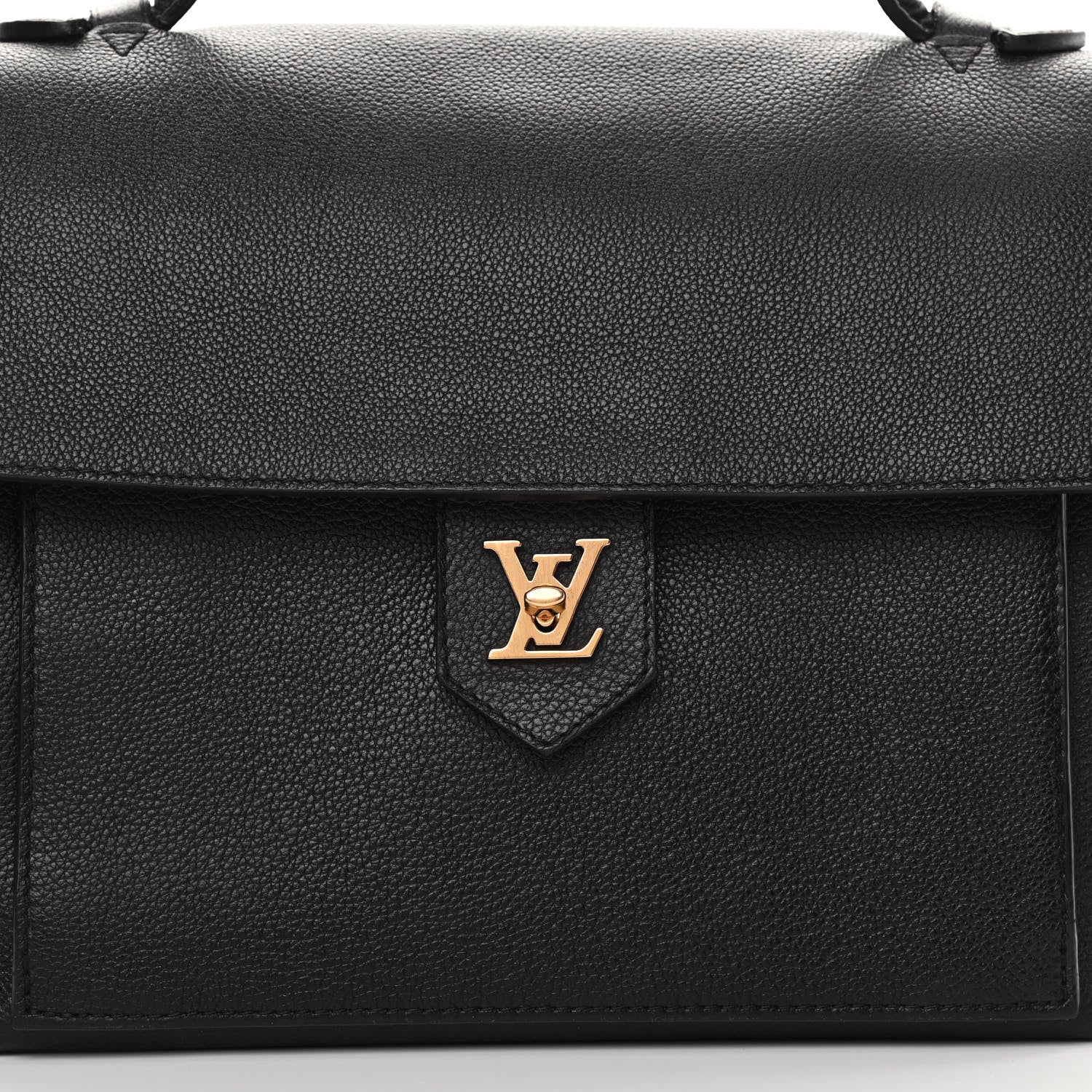 Louis Vuitton Calfskin Lockme PM Black 7 of 17