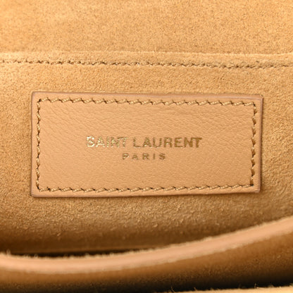 Saint Laurent Calfskin Small Classic Y Satchel Bag Beige 6 of 11