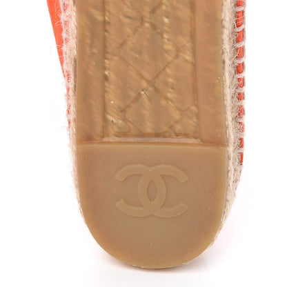 Chanel Suede CC Espadrilles 40 Orange 8 of 11