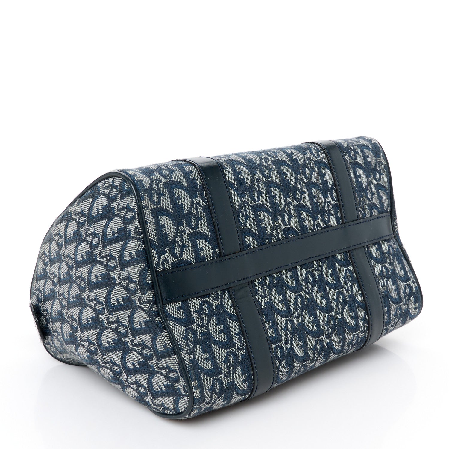 Christian Dior Monogram Boston Navy Blue 4 of 10