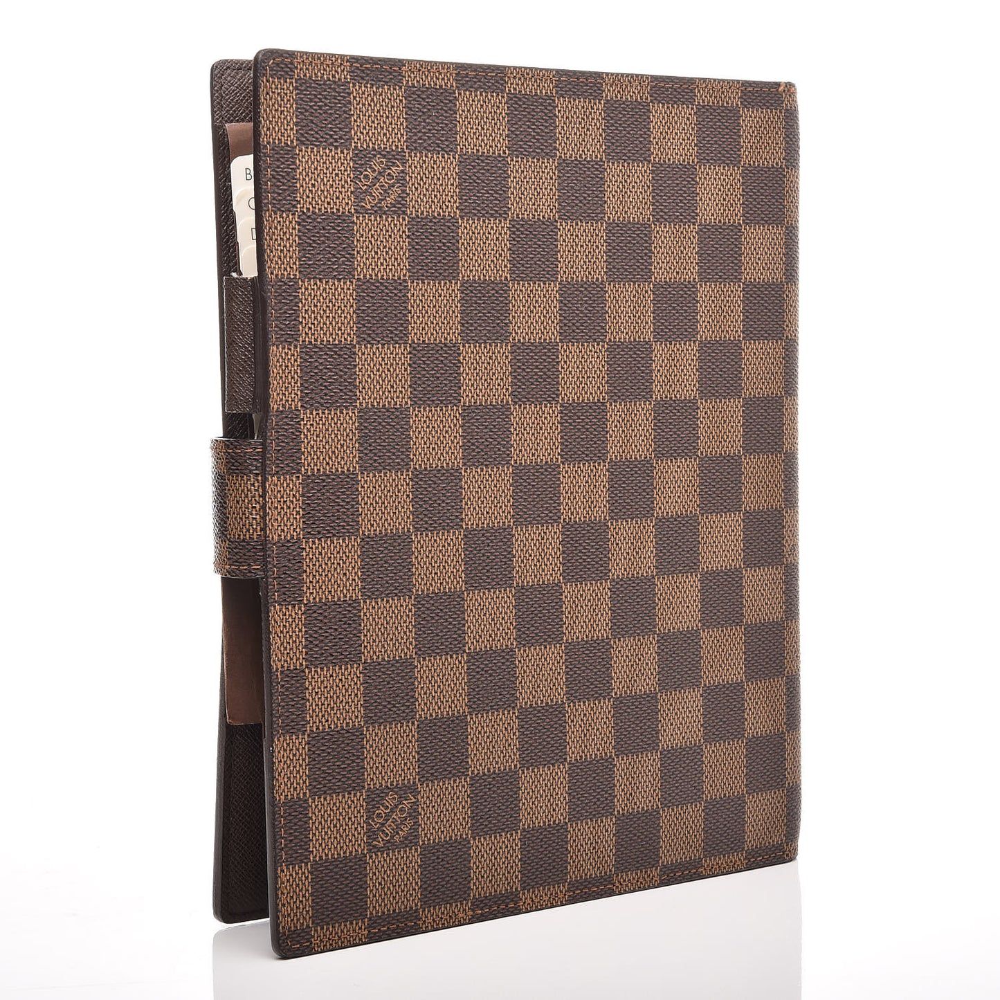 Damier Ebene Large Ring Agenda Cover