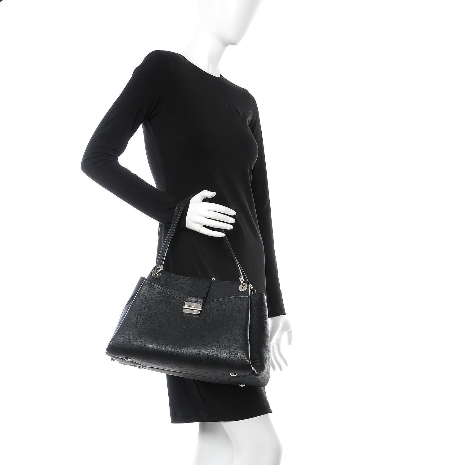 Louis Vuitton Mahina Calfskin Sevres Black 2 of 6