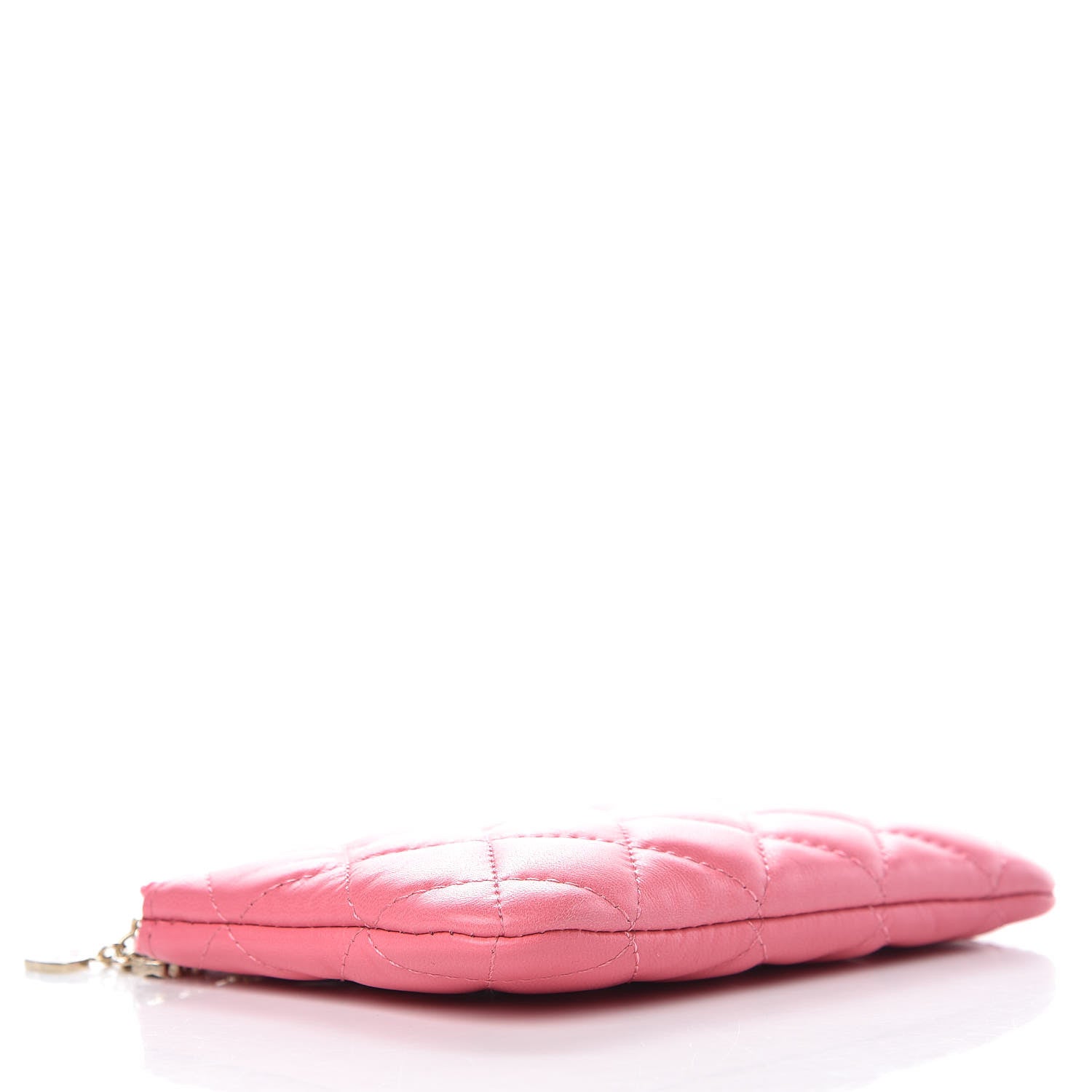 Chanel Lambskin Quilted Small Casino Cosmetic Case Pink 4 of 8