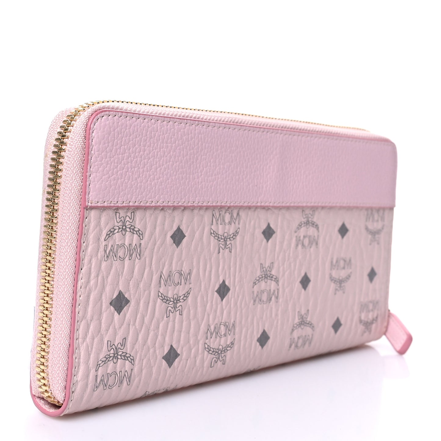 Visetos Large Zip Around Wallet Powder Pink