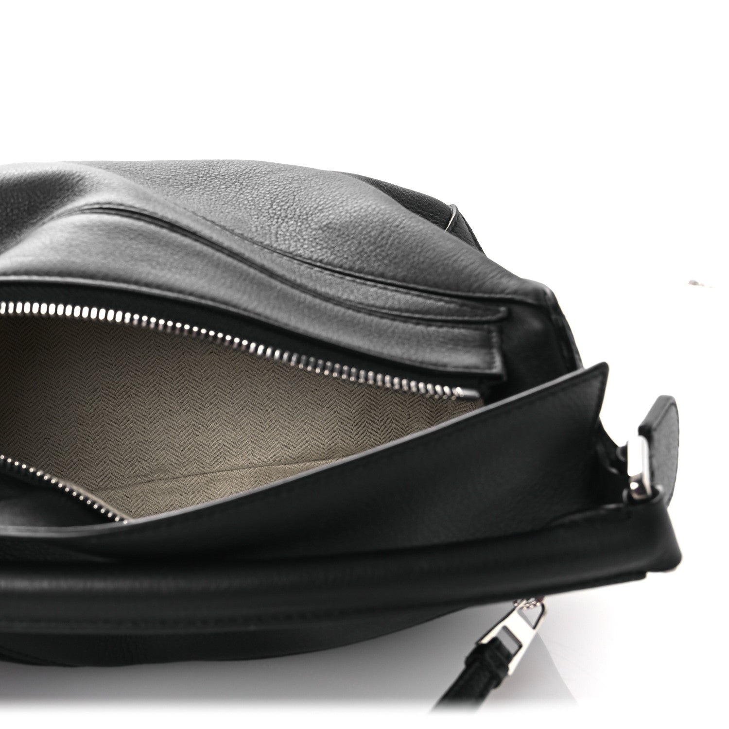 Loewe Calfskin Small Puzzle Edge Bag Black 5 of 11