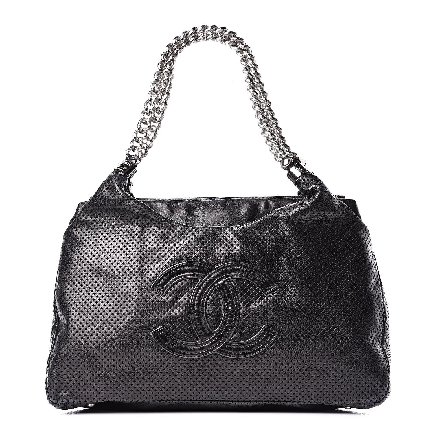 Chanel Calfskin Rodeo Drive Hobo Black 1 of 10