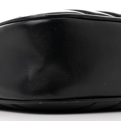 Saint Laurent Calfskin Matelasse Monogram Monochrome Lou Camera Bag Black 9 of 12