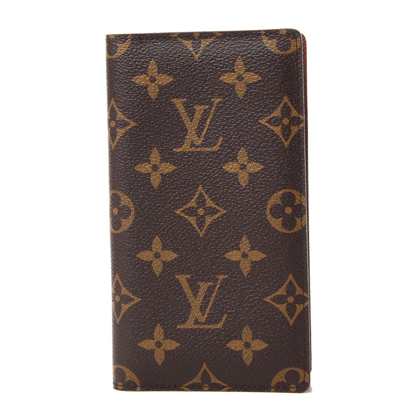 Monogram Checkbook Holder Case Wallet