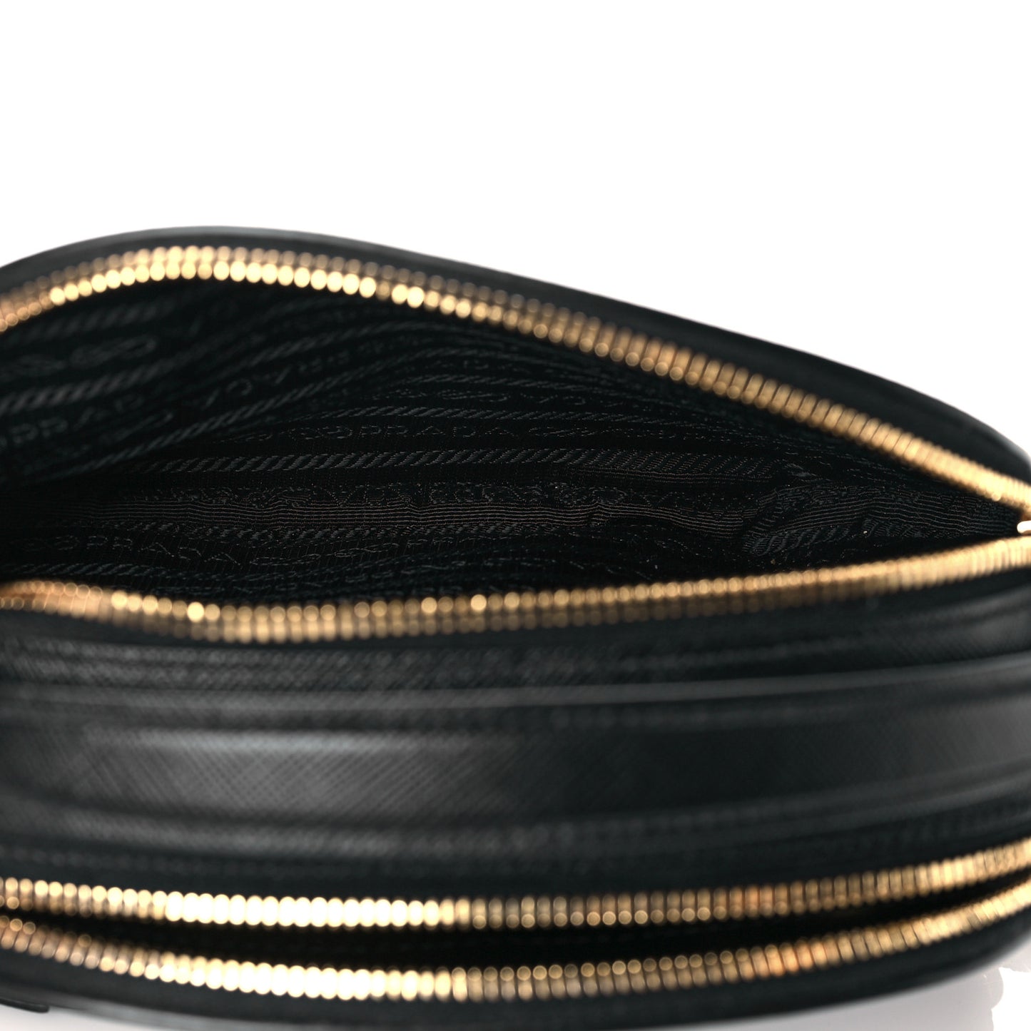 Saffiano Lux Odette Crossbody Black