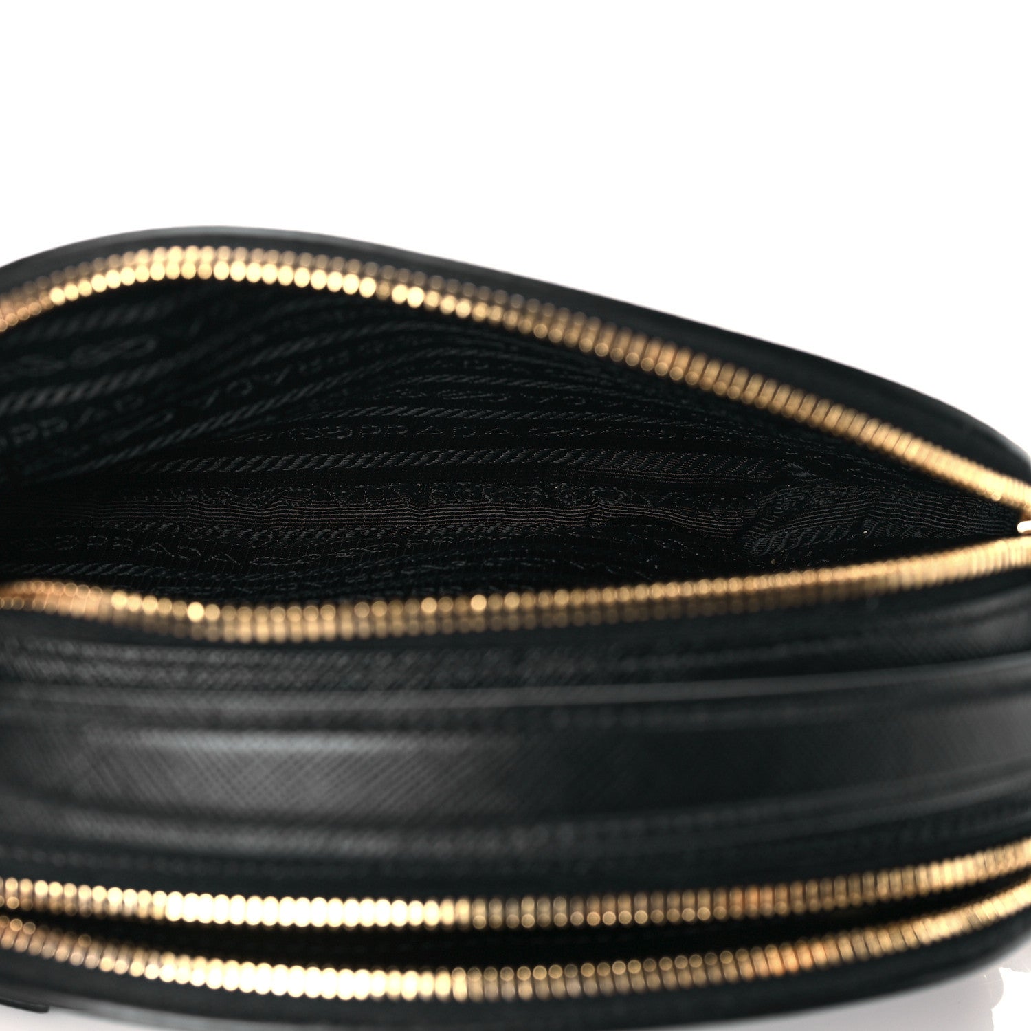 Prada Saffiano Lux Odette Crossbody Black 6 of 10