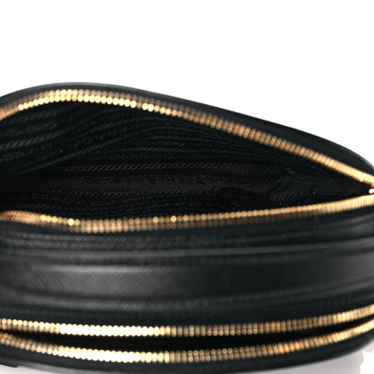 Prada Saffiano Lux Odette Crossbody Black 6 of 10