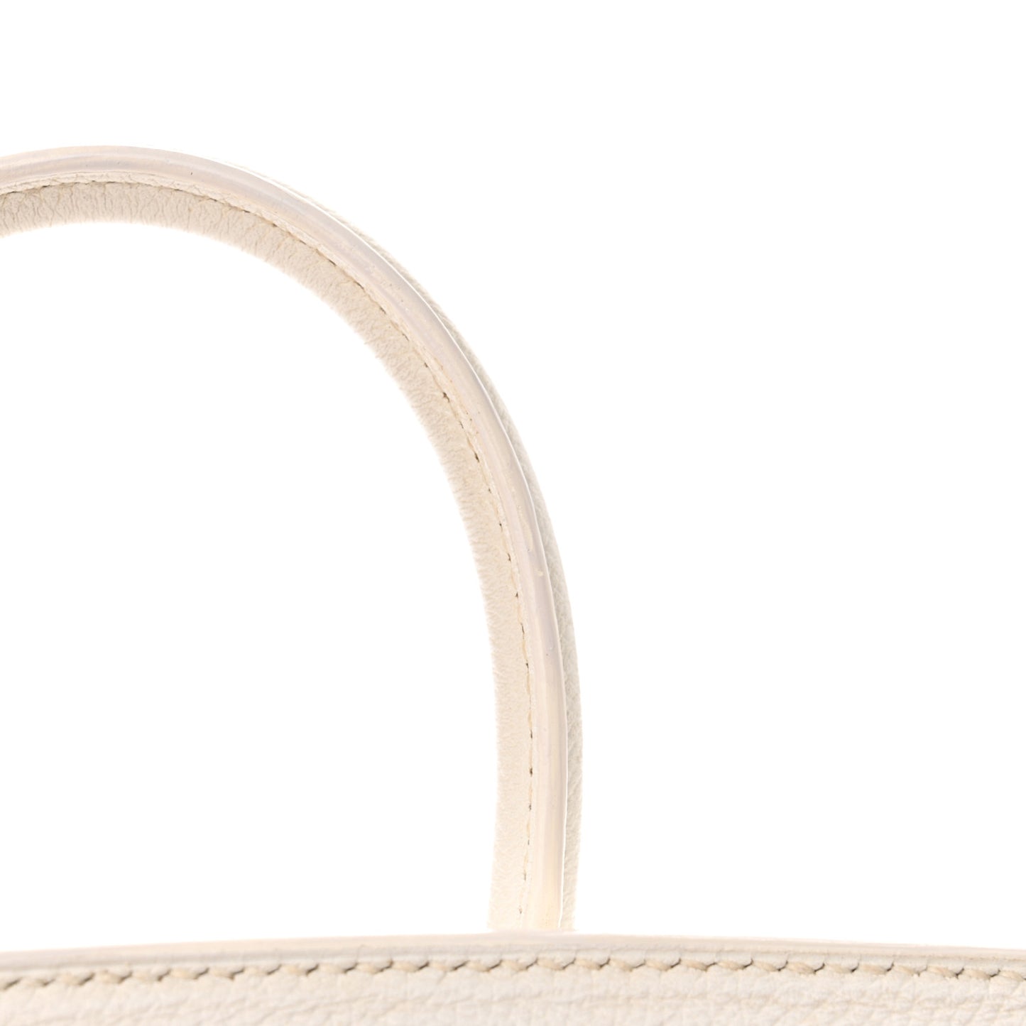 Epsom Birkin 25 White