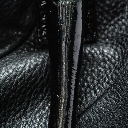 Saint Laurent Pebbled Lambskin Medium Easy Sac Black 11 of 17