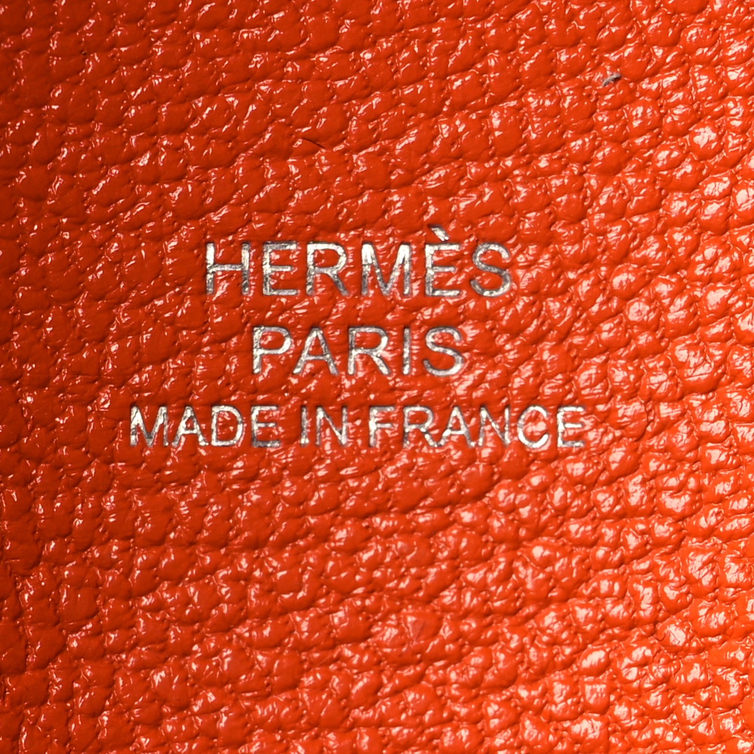 Hermes Chevre Mysore Bastia Coin Purse Feu 6 of 7