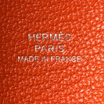 Hermes Chevre Mysore Bastia Coin Purse Feu 6 of 7