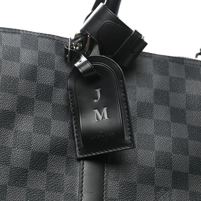 Louis Vuitton Damier Graphite Keepall Bandouliere 55 9 of 12