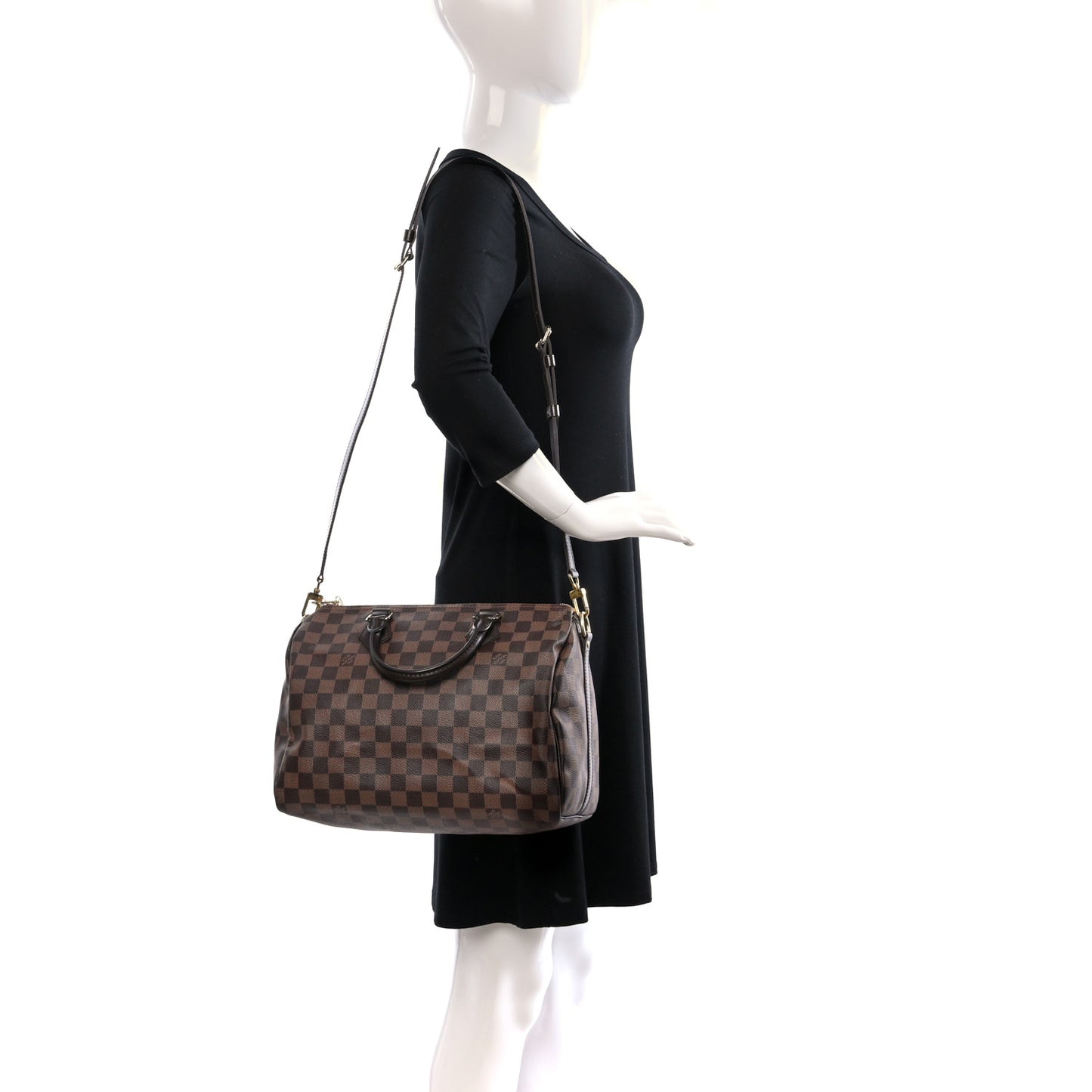 Damier Ebene Speedy Bandouliere 30