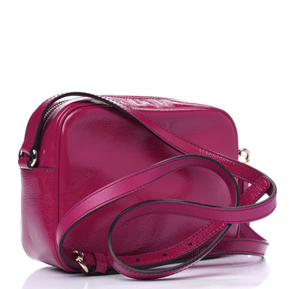Gucci Soft Patent Small Soho Disco Bag Bright Bougainvillea 2 of 4