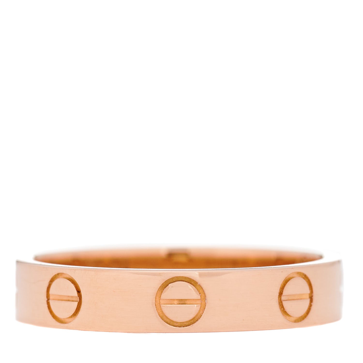 Cartier 18K Pink Gold 3.5mm LOVE Wedding Band Ring 52 6 4 of 10