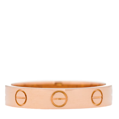 Cartier 18K Pink Gold 3.5mm LOVE Wedding Band Ring 52 6 4 of 10