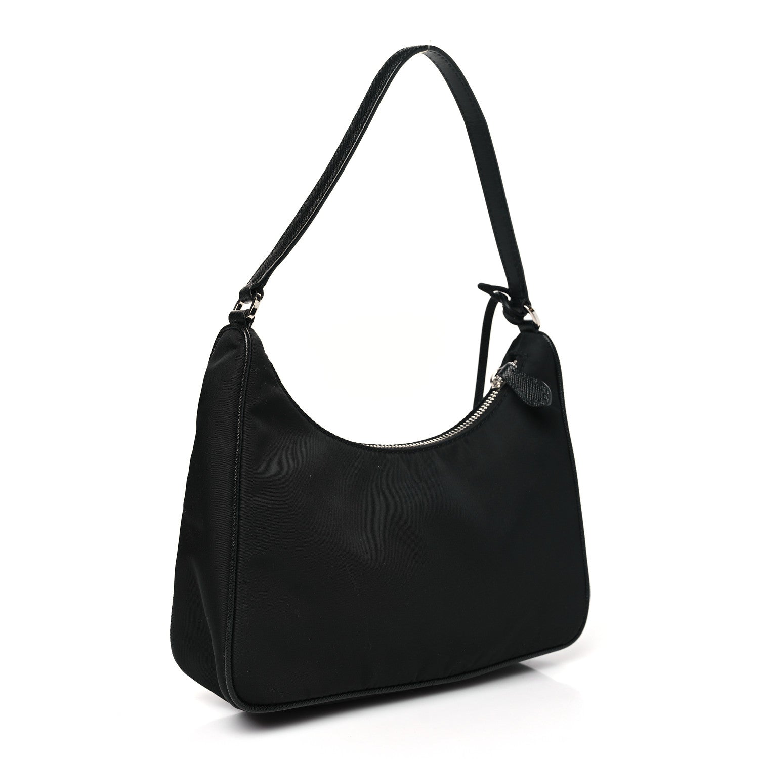 Prada Tessuto Nylon Saffiano Mini Re-Edition 2000 Bag Black 3 of 10