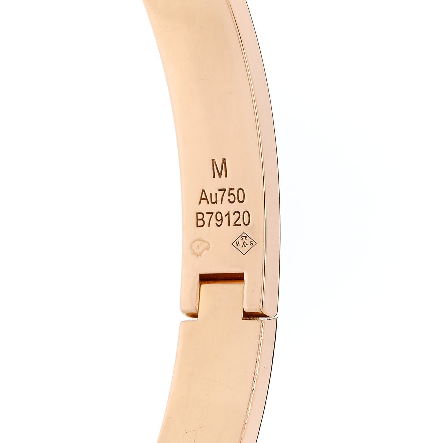 Messika 18K Rose Gold Diamond Move Noa Bangle Bracelet M 4 of 4
