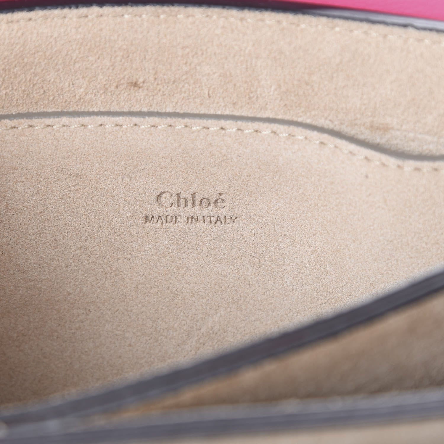 Chloe Suede Calfskin Small Faye Shoulder Bag Fuchsia Rose 5 of 16