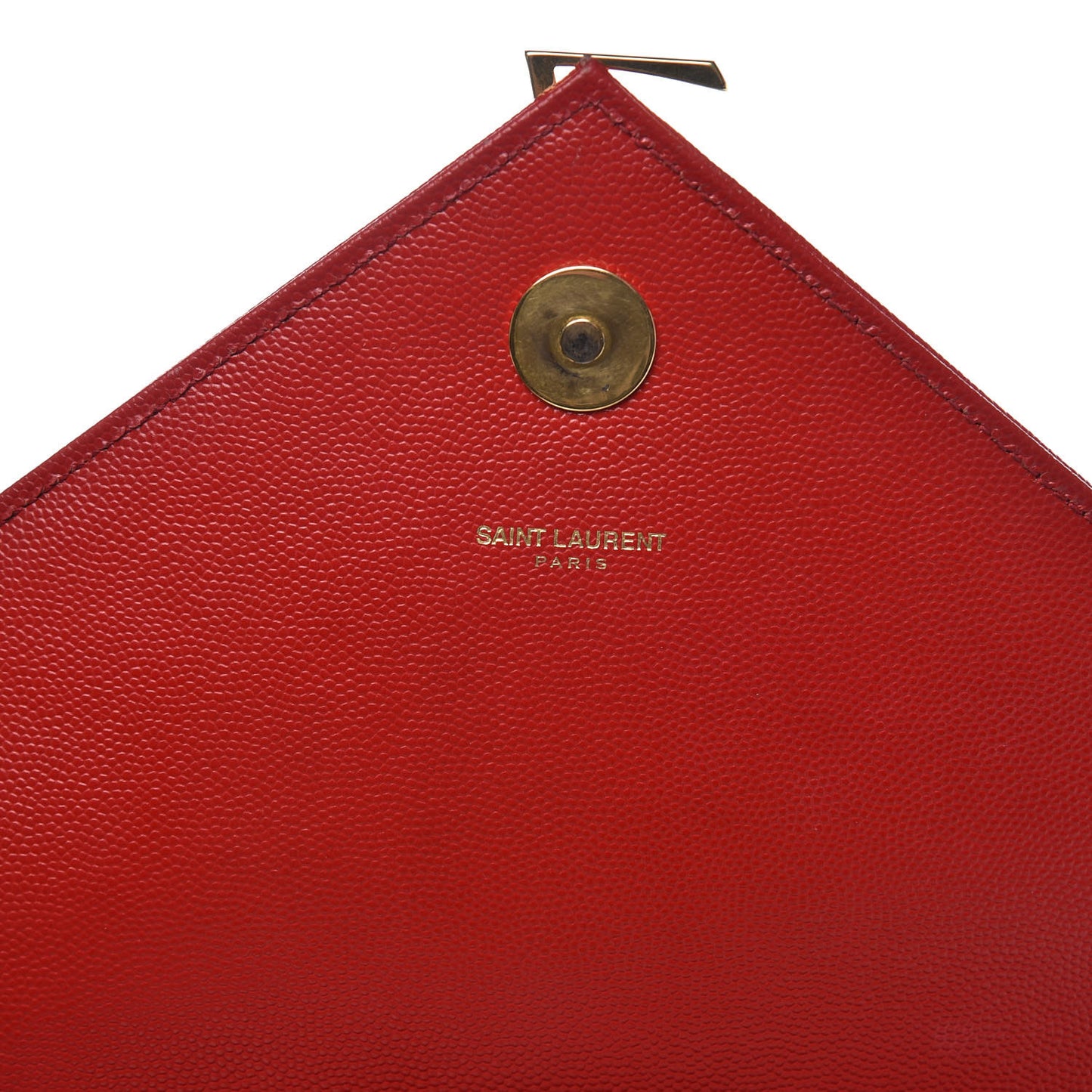 Grain De Poudre Matelasse Chevron Large Monogram Satchel Lipstick Red