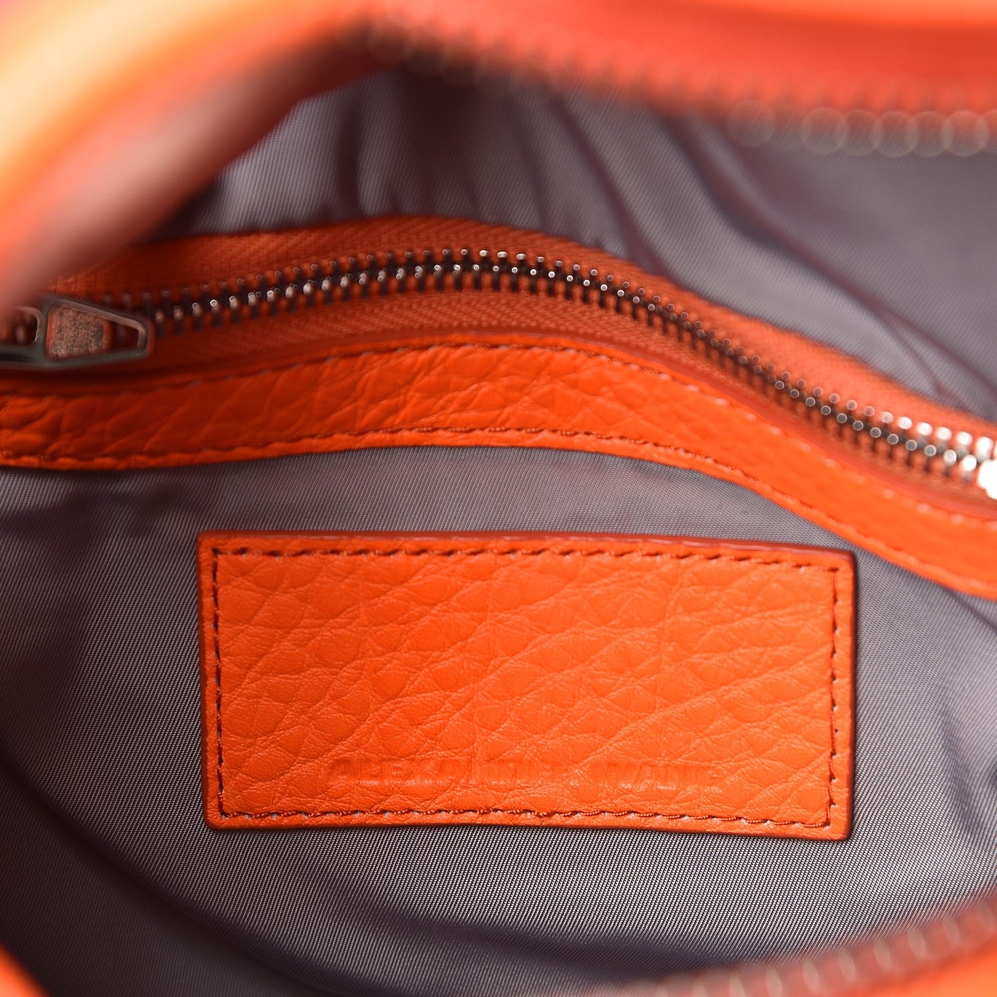 Pebbled Lambskin Rockie Flame Rhodium Hardware