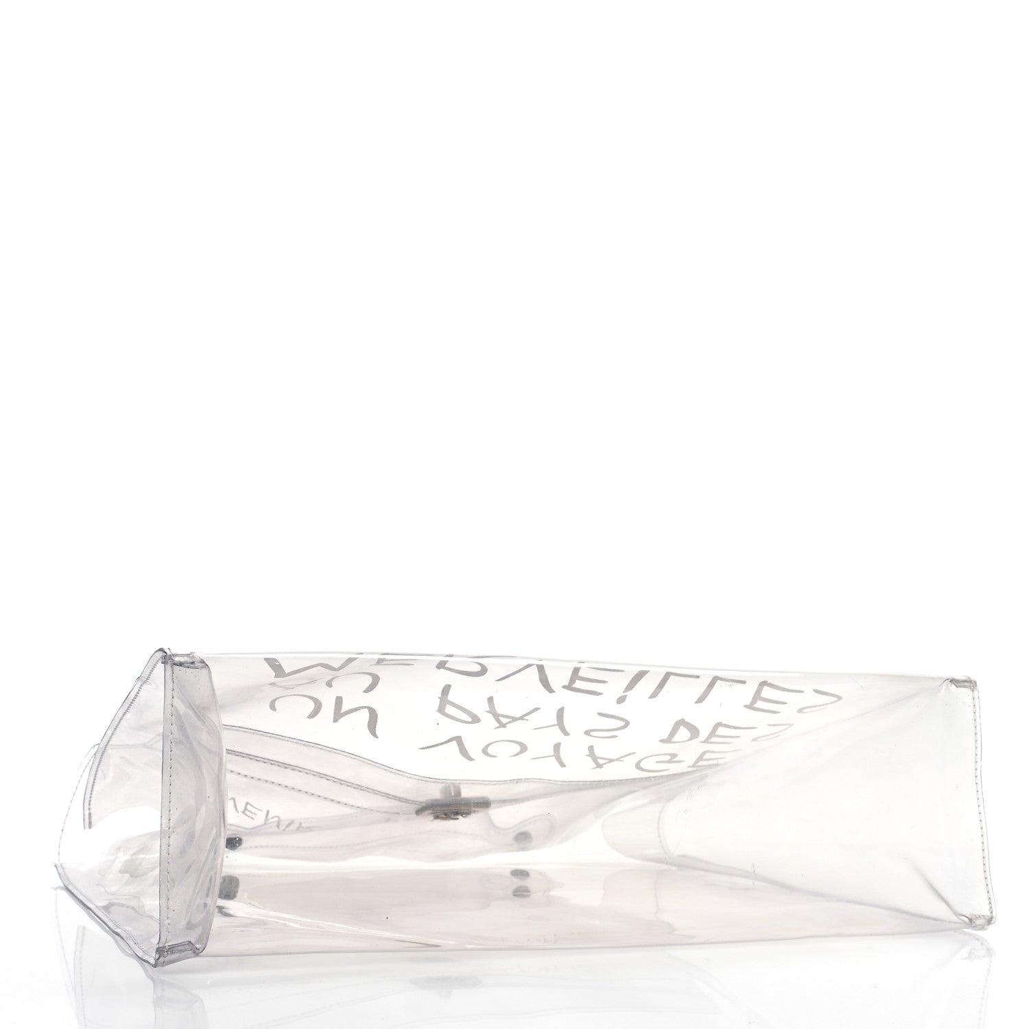 Hermes Vinyl Souvenir De L'Exposition Kelly Transparent 4 of 9