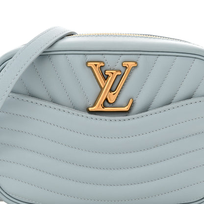 Louis Vuitton Calfskin New Wave Camera Bag Porcelain Blue 8 of 12