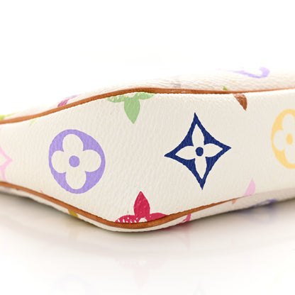 Louis Vuitton Monogram Multicolor Pochette Accessories White 8 of 11