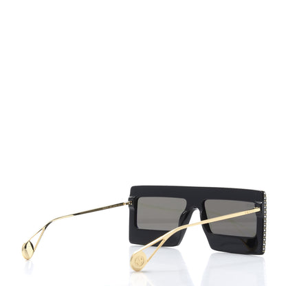 Gucci Acetate Crystal Mask-Frame Sunglasses GG0431S Black 4 of 8