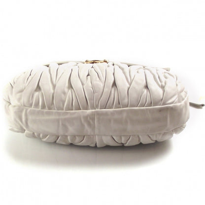 Miu Miu Leather Matelasse Coffer White 4 of 16