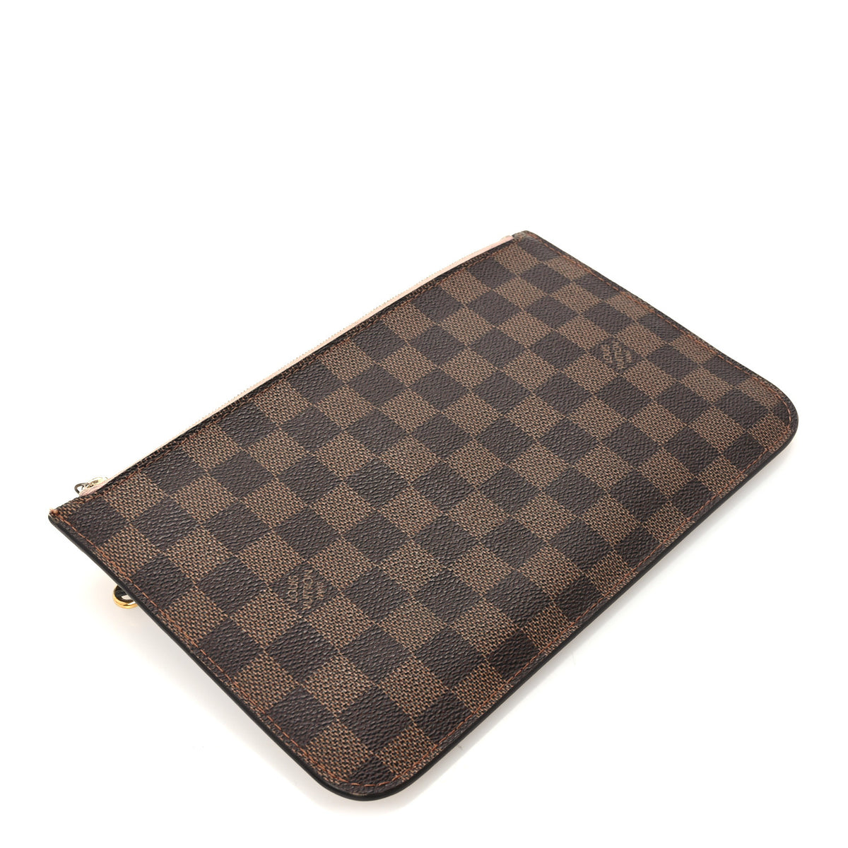 Damier Ebene Neverfull MM GM Pochette Rose Ballerine