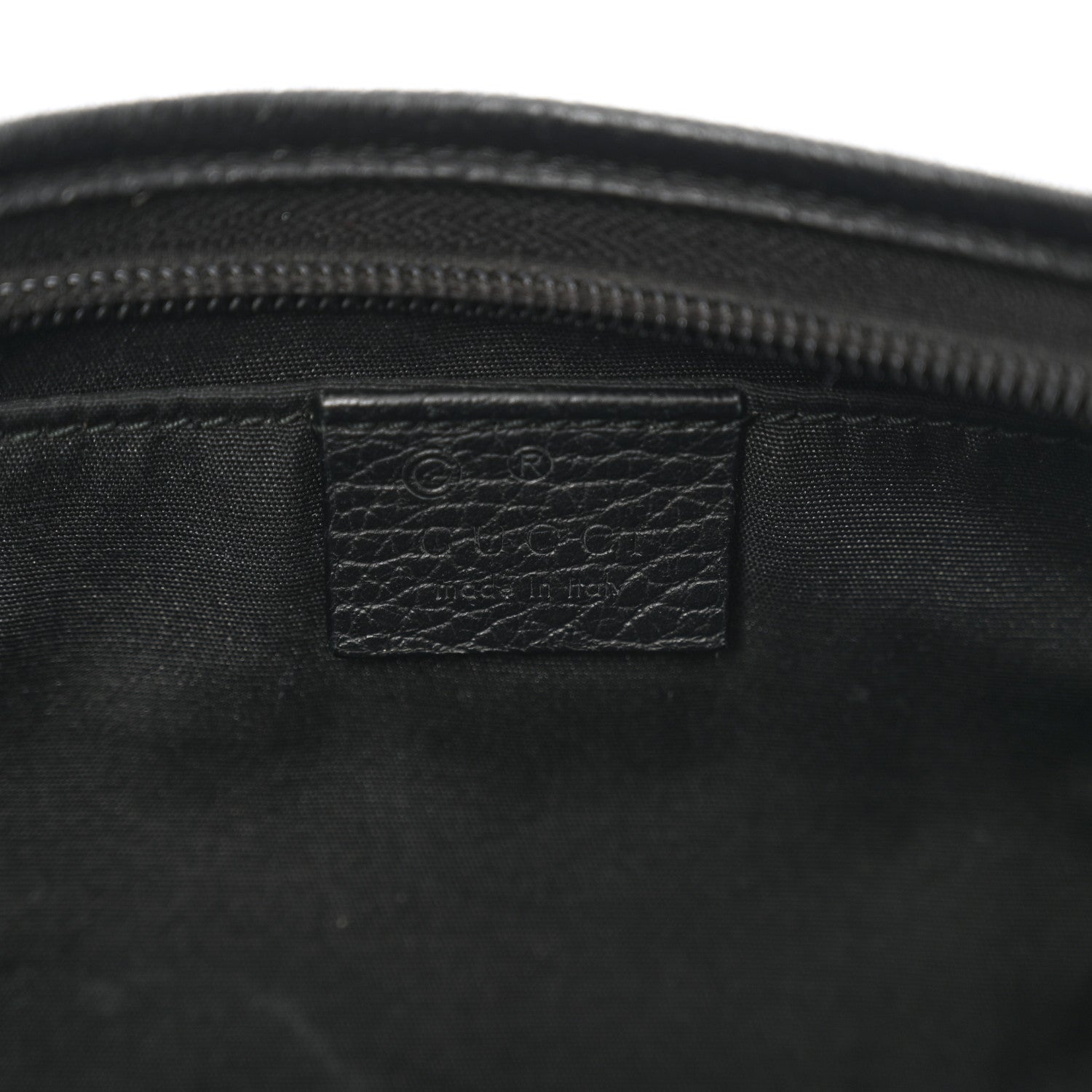 Gucci Monogram D Ring Abbey Pochette Black 6 of 12