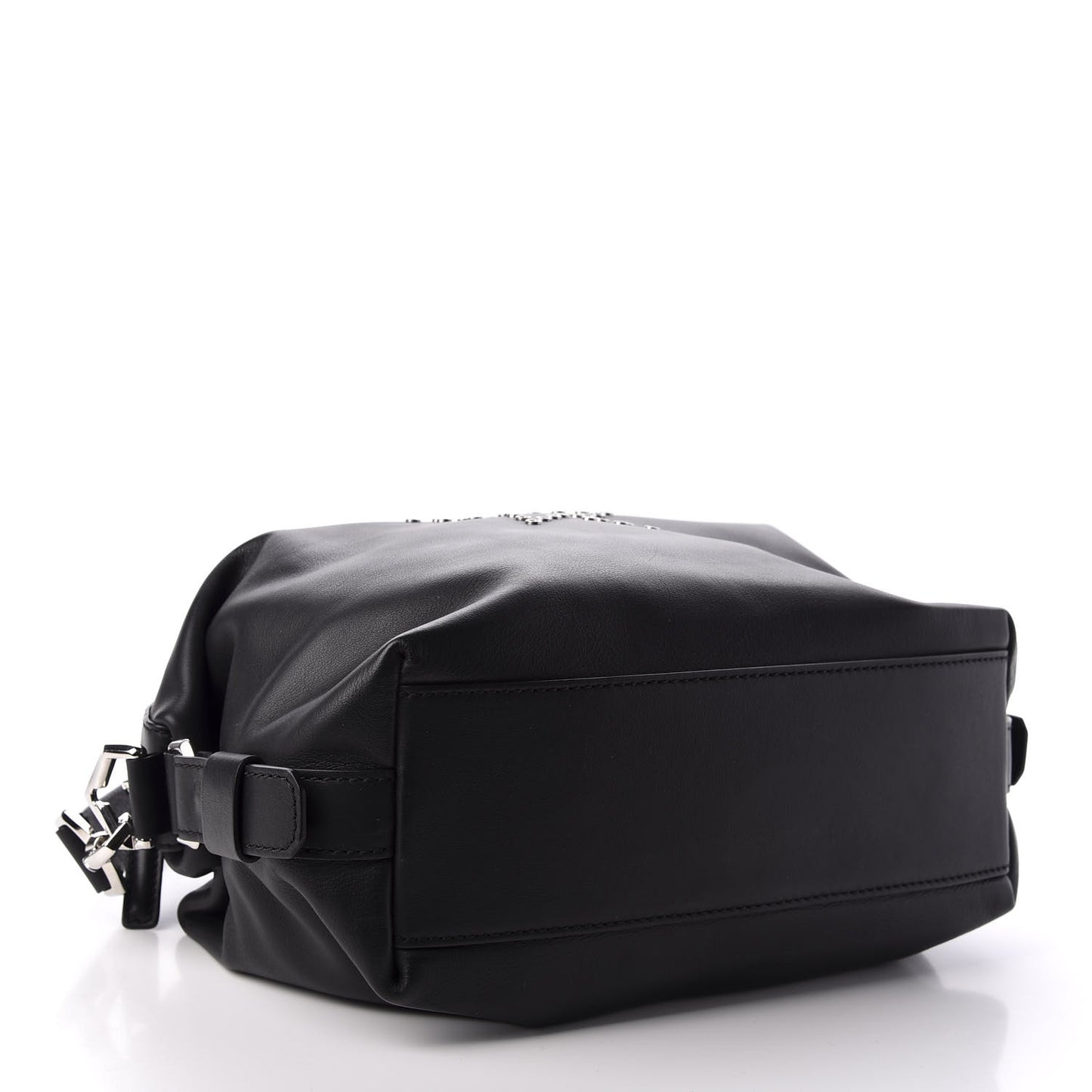 Calfskin Star Embellished Small Nightingale Black