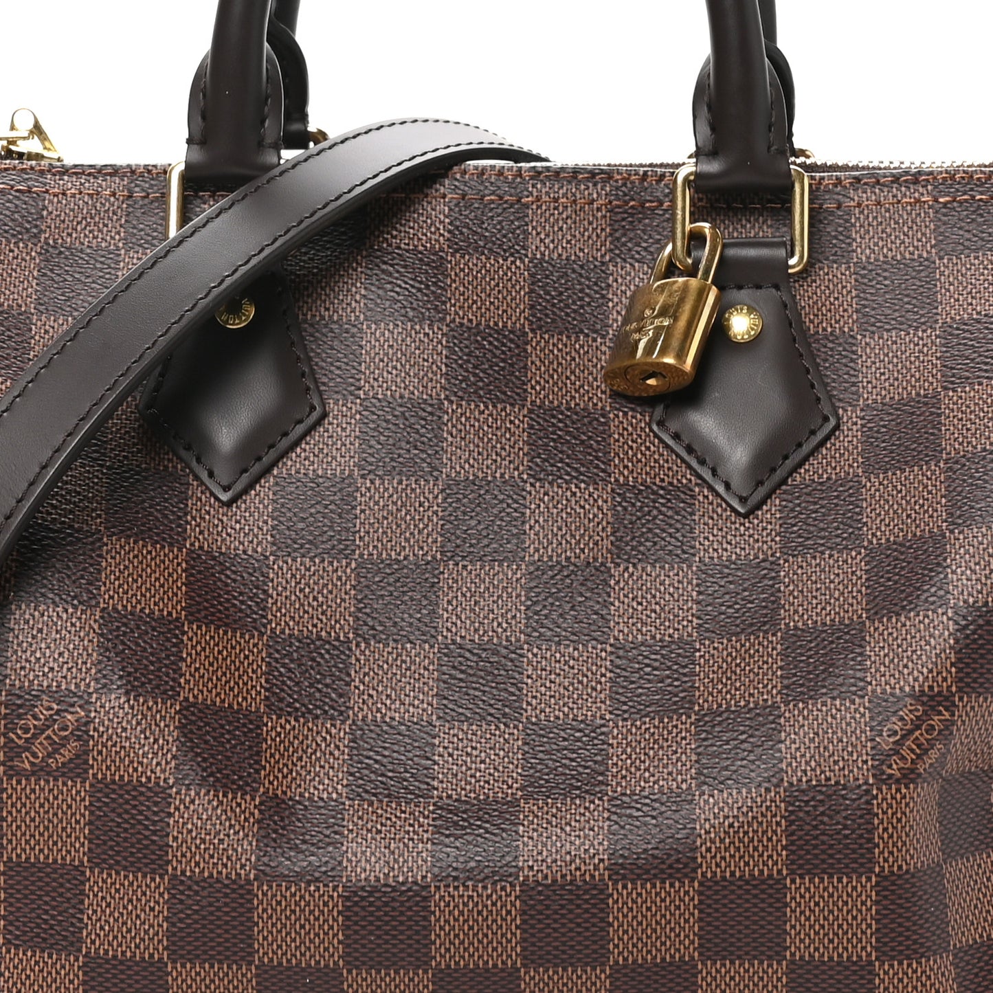 Damier Ebene Speedy Bandouliere 25