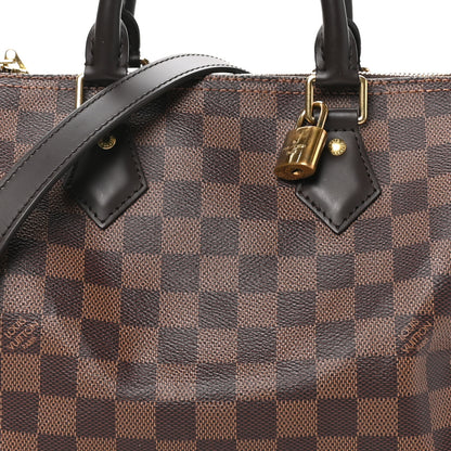 Louis Vuitton Damier Ebene Speedy Bandouliere 25 6 of 9