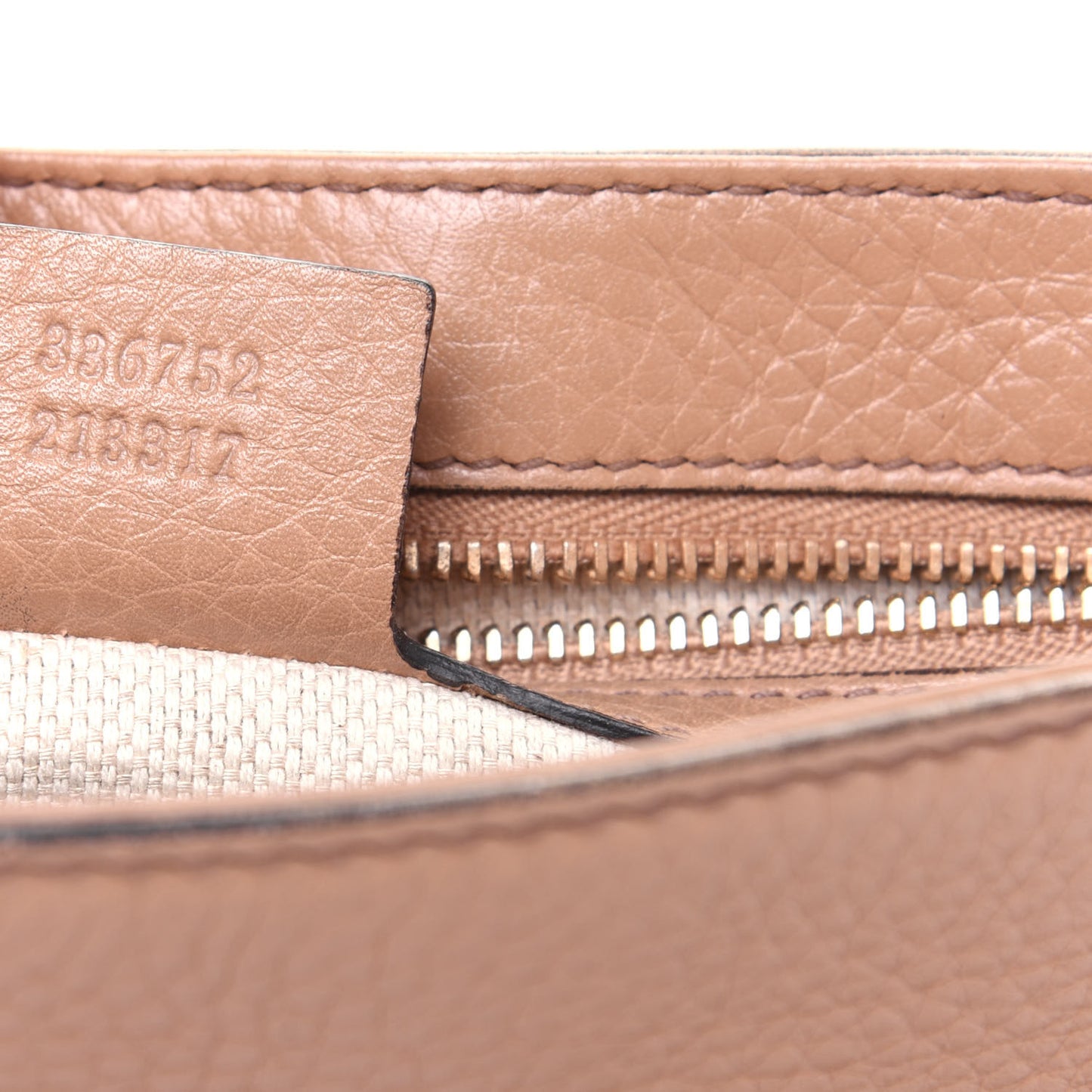 Pebbled Calfskin Medium Soho Flap Crossbody Camelia