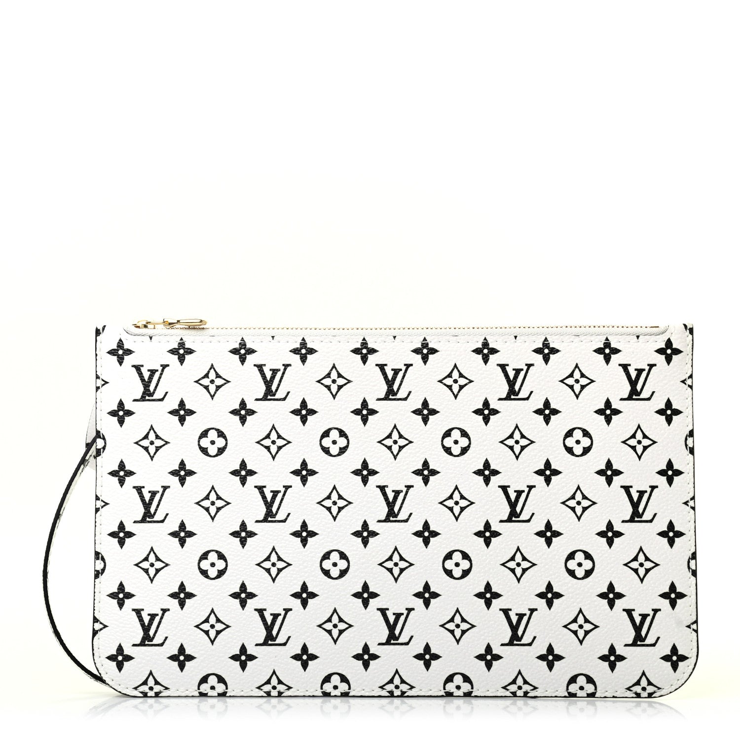 Louis Vuitton Monogram Giant Neverfull MM GM Pochette White 1 of 7