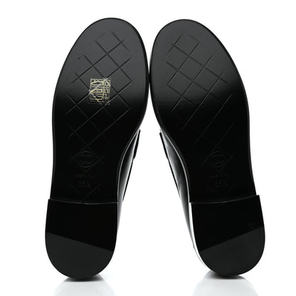 Chanel Lambskin Quilted CC Turnlock Loafers 35.5 Black 5 of 9