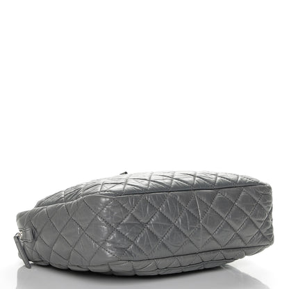Chanel Aged Calfskin Quilted Large Reissue Camera Case Grey 4 of 7