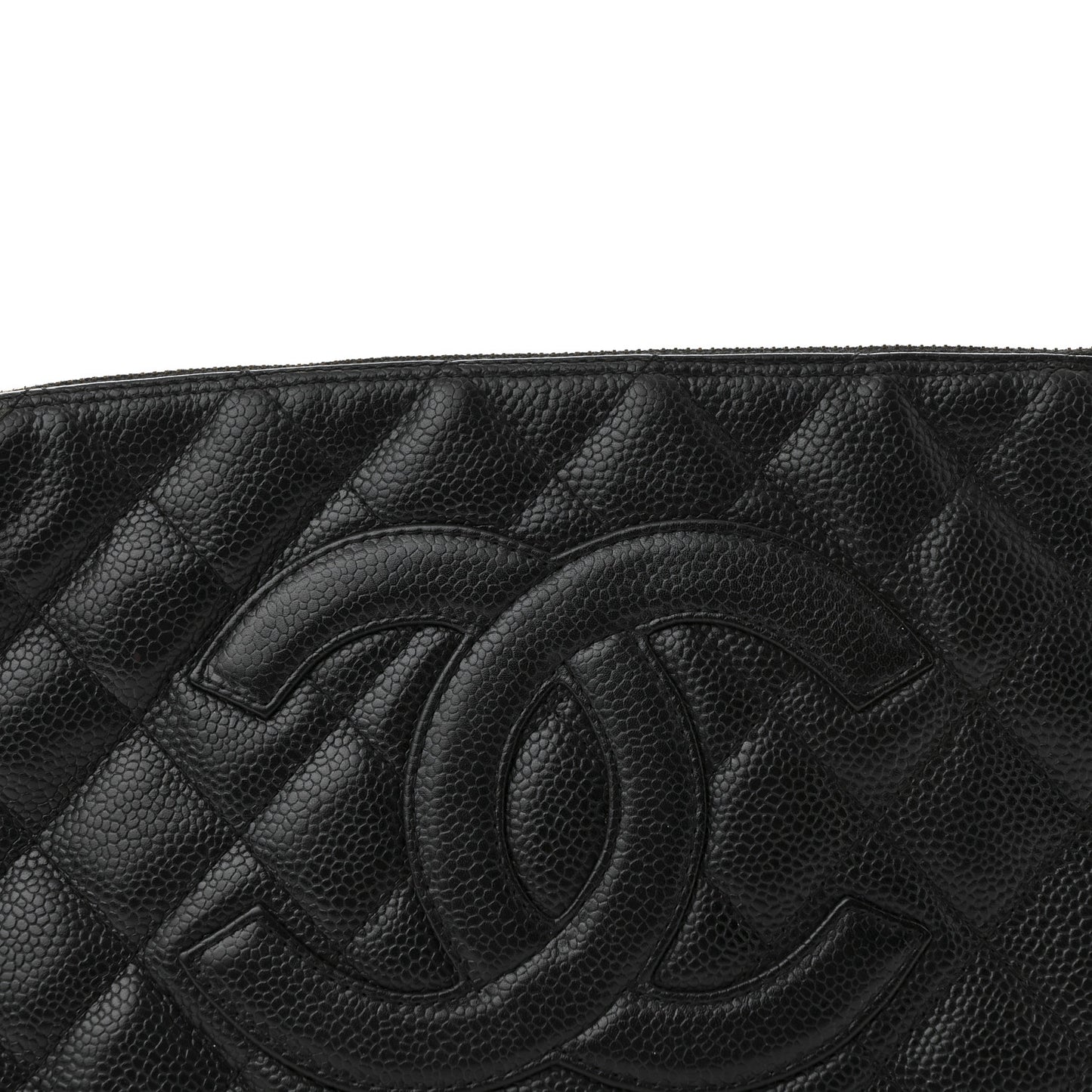 Caviar Quilted Timeless CC Shoulder Bag Black