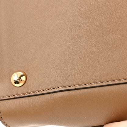 Fendi Vitello Seta Century Medium Peekaboo Mandorlo 10 of 11