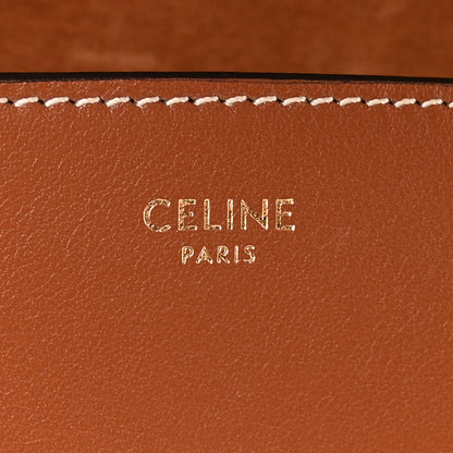 Celine Smooth Calfskin Cuir Triomphe Folco Crossbody Bag Tan 6 of 10