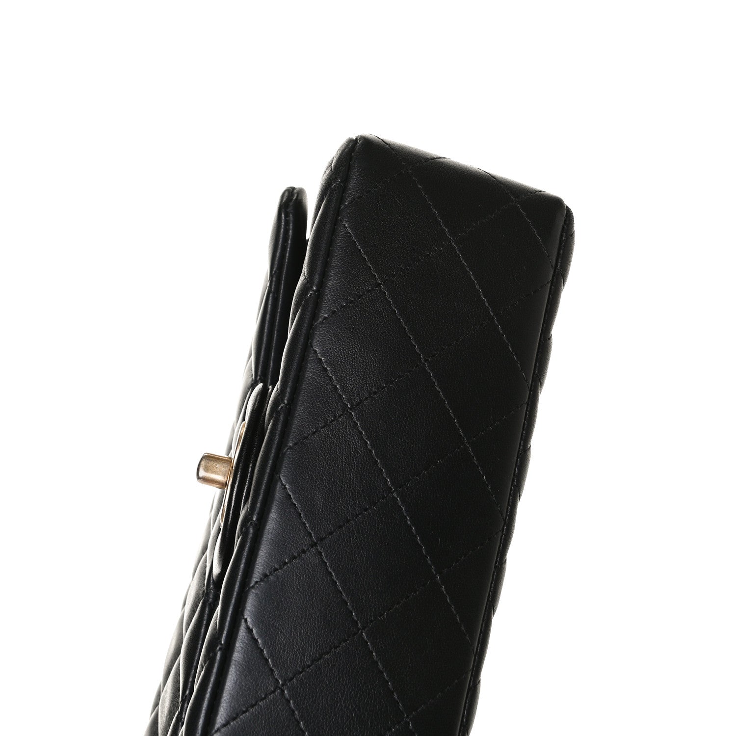 Chanel Lambskin Quilted Mini Rectangular Flap Black 10 of 12