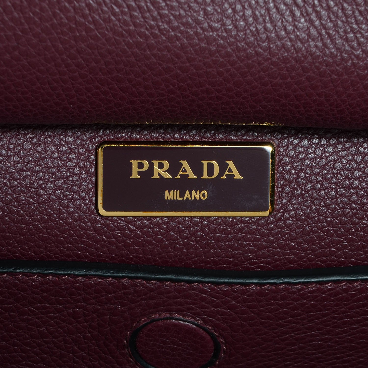 Prada Vitello Daino Shopping Tote Amaranto 8 of 10